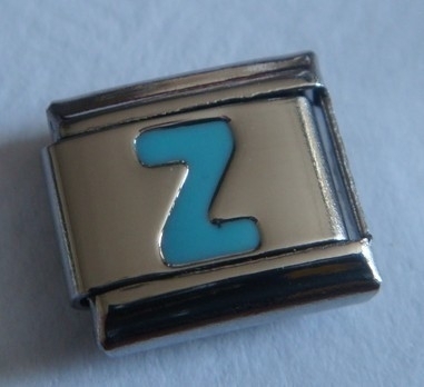 Letter Z blauw